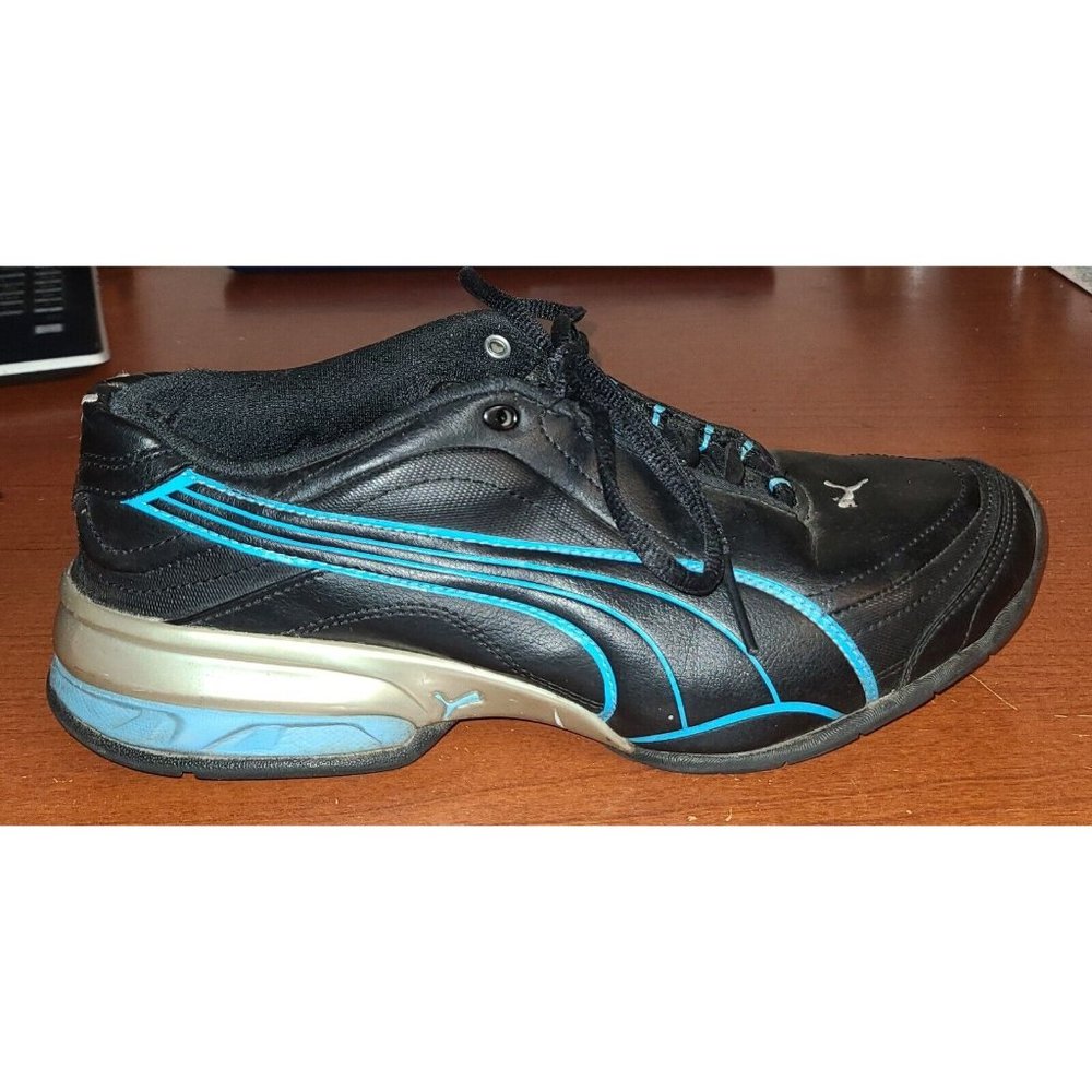 Puma Women's Black & Turquoise Sneakers Running Shoes Size US 8.5